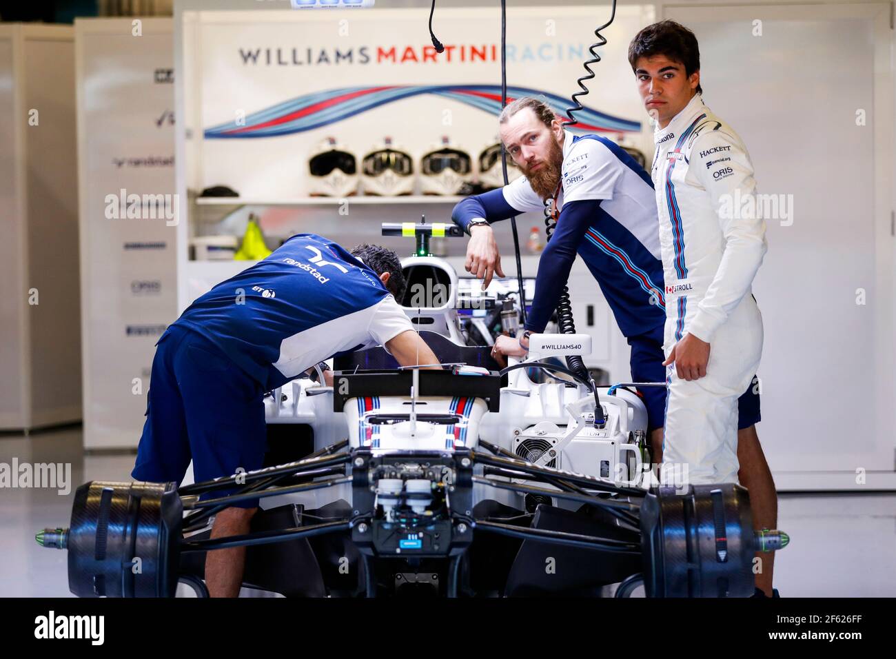 STROLL Lance (can) Williams f1 Mercedes FW40, ambiance portrait during 2017 Formula 1 FIA world championship, Spain Grand Prix, at Barcelona Catalunya from May 11 to 14 - Photo Florent Gooden / DPPI Stock Photo