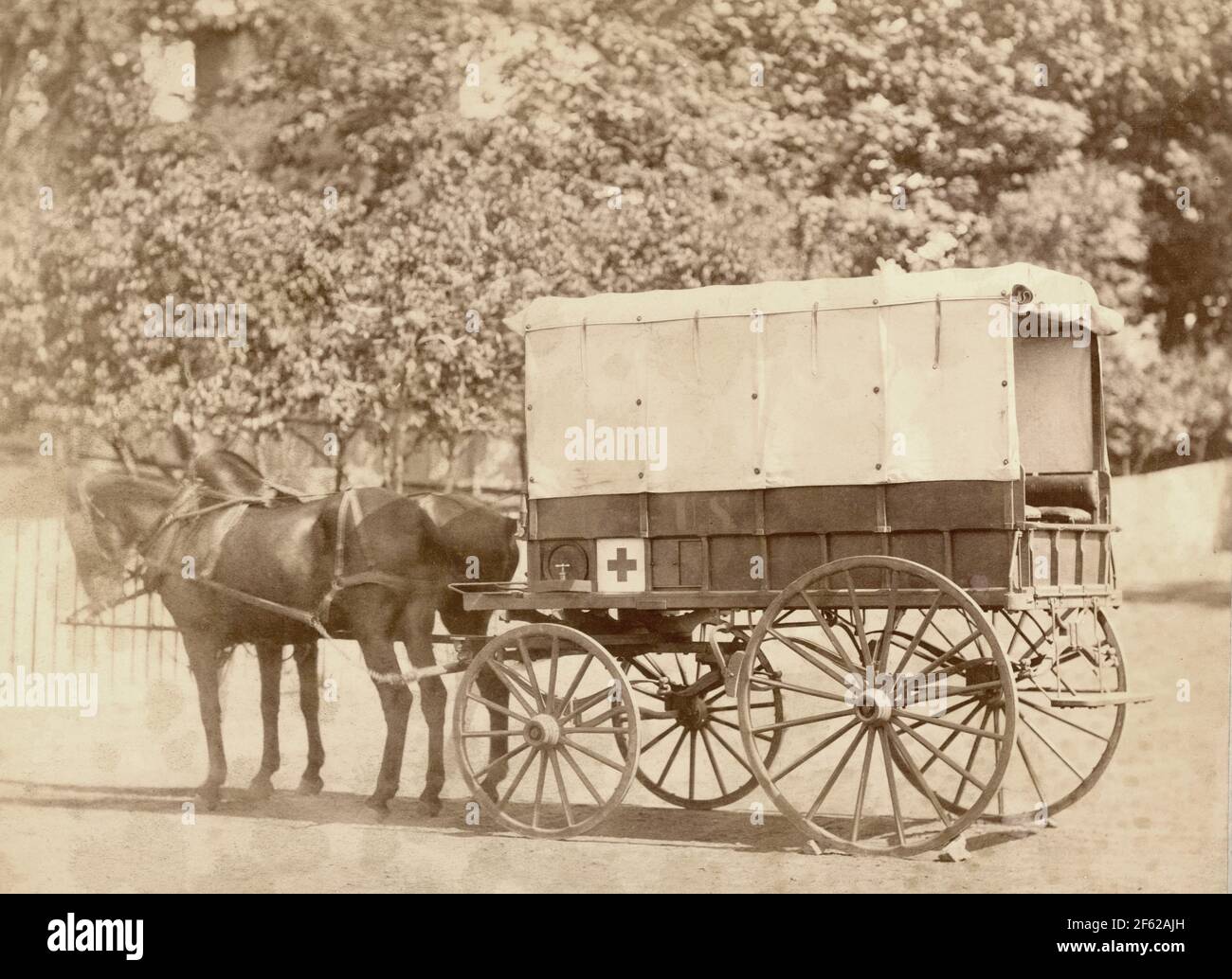 Rucker Ambulance, American Civil War Stock Photo