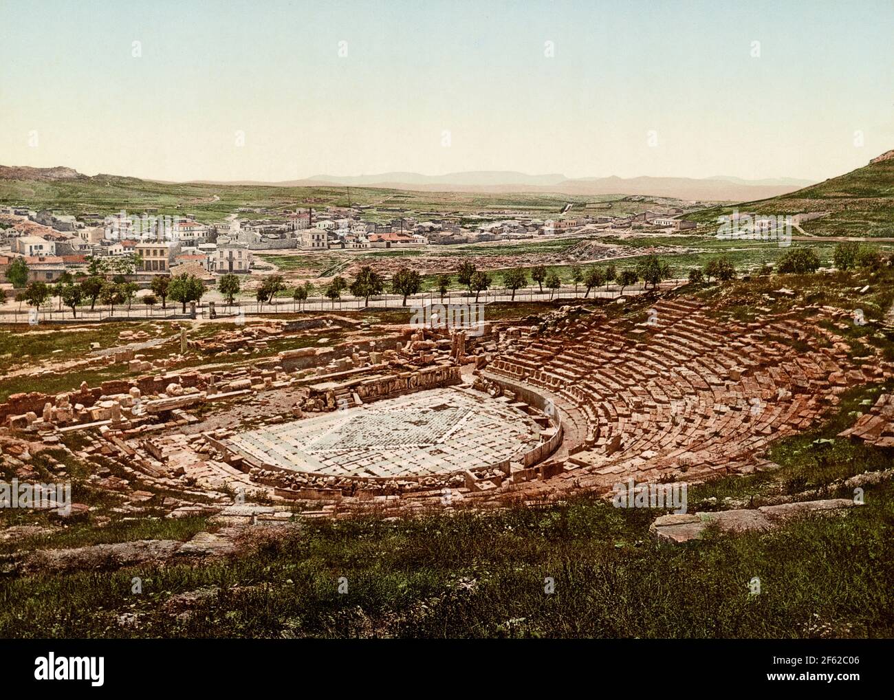 Theatre of Dionysus, Athens, Greece Stock Photo