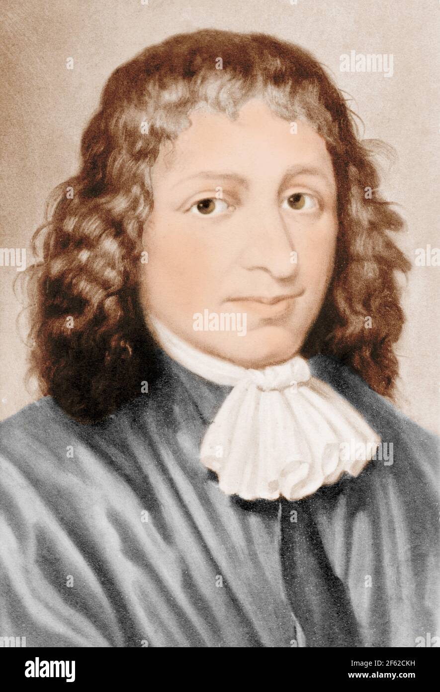 Baruch Spinoza, Philosopher Stock Photo