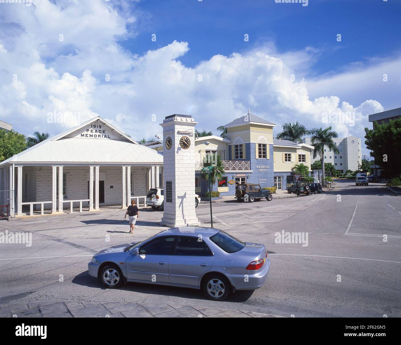 MacDonald Square, George Town, Grand Cayman, Cayman Islands, Greater Antilles, Caribbean Stock Photo
