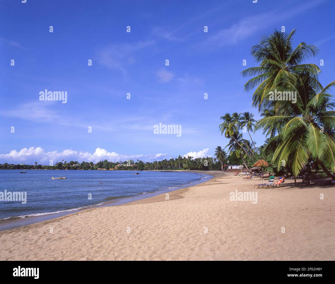 Turtle Beach (Turtle Beach Hotel), Tobago, Republic of Trinidad & Tobago, Caribbean Stock Photo