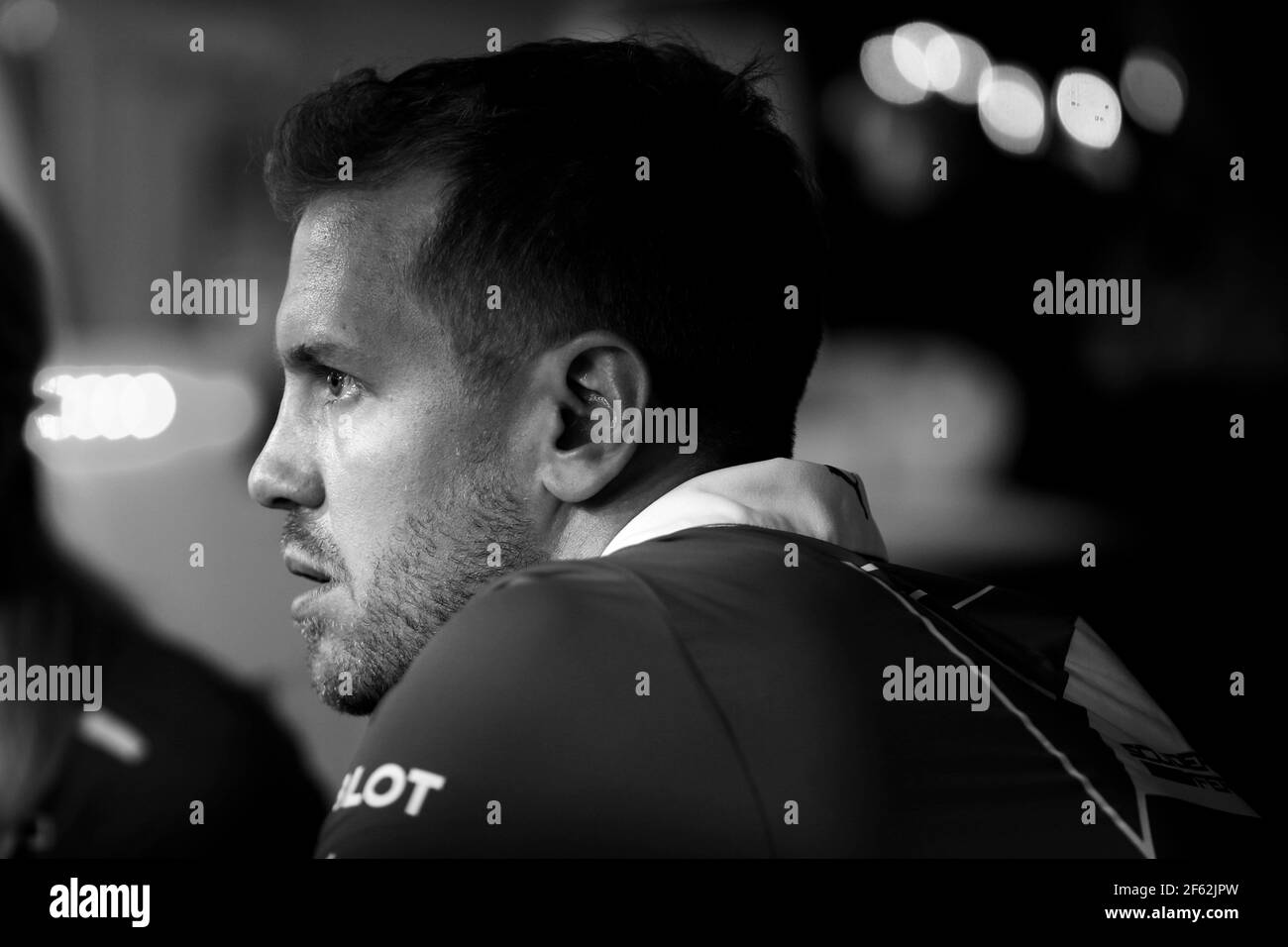 VETTEL Sebastian (ger) Ferrari SF70-H team scuderia Ferrari, ambiance portrait during the 2017 Formula One World Championship, Singapore Grand Prix from September 14 to 17 in Singapour - Photo DPPI Stock Photo