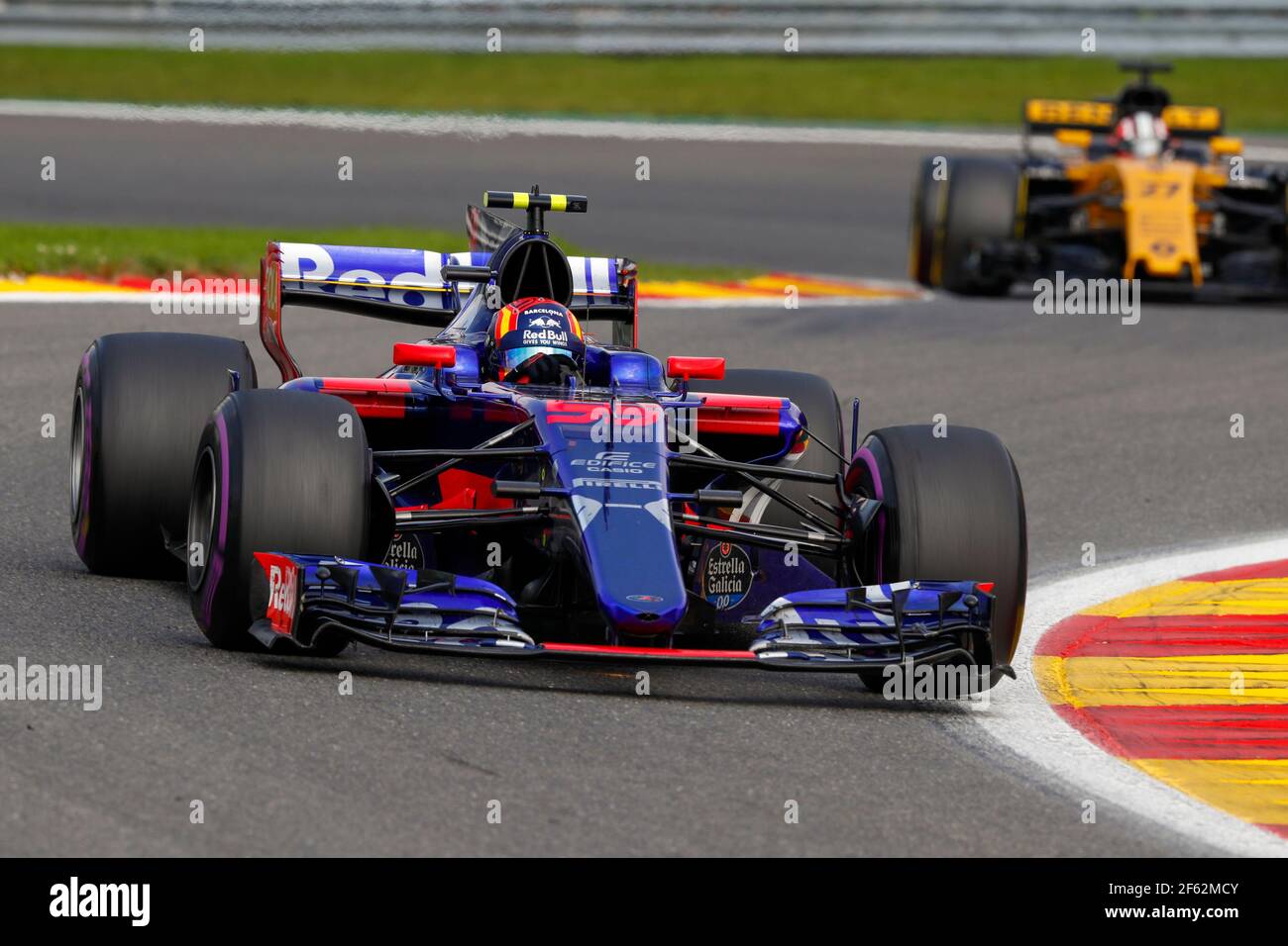 Miniature Toro Rosso STR12 Carlos Sainz Jr. 2017 – Minichamps 1/43 (Réf 417170055)