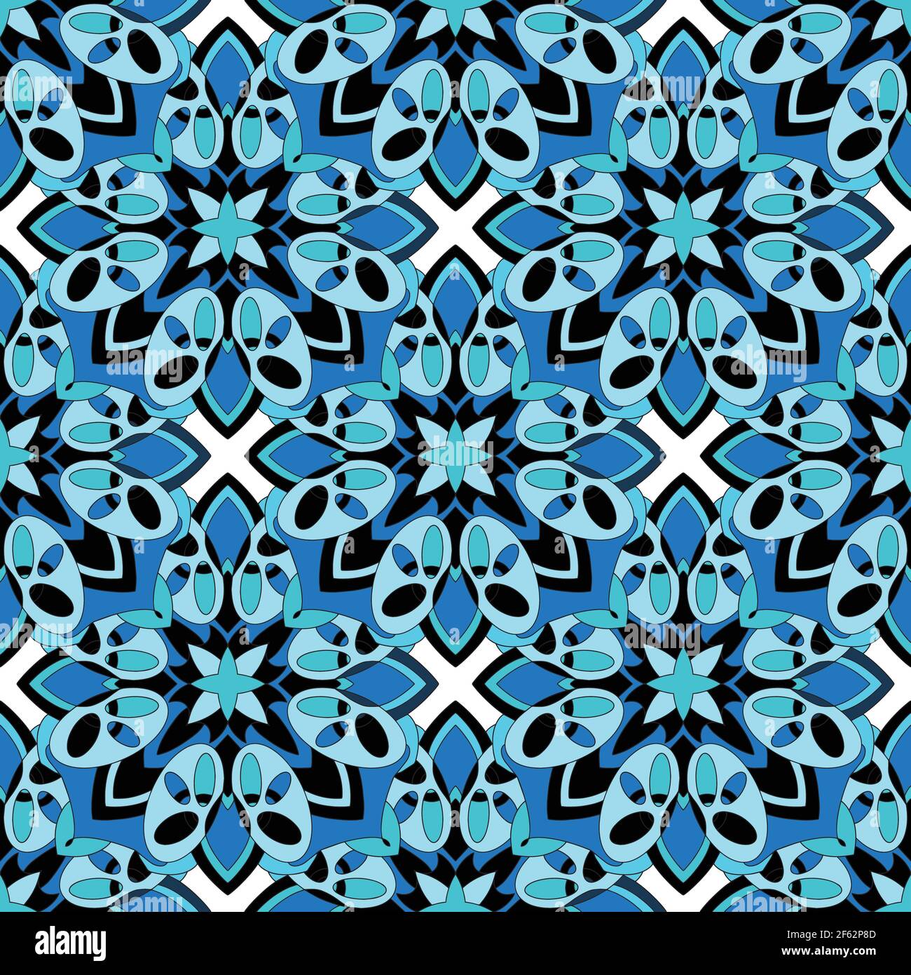 Abstract modern pattern, outline hand drawn style Stock Vector Image ...