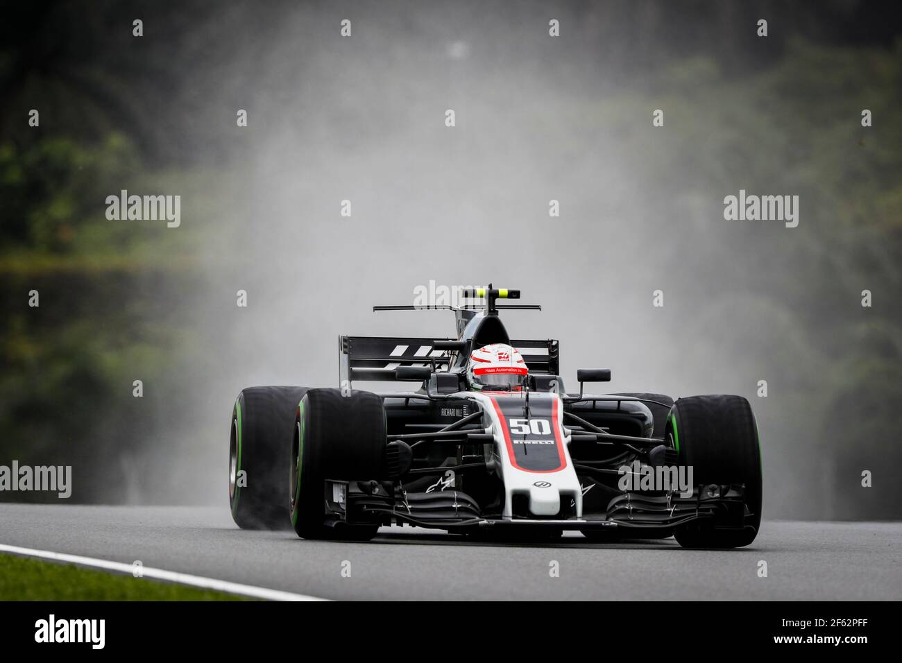 GIOVINAZZI Antonio (ita) reserve driver Haas VF-17 Ferrari Haas F1 team, action during 2017 Formula 1 FIA world championship, Malaysia Grand Prix, at Sepang from September 28 to October 1 - Photo Florent Gooden / DPPI Stock Photo