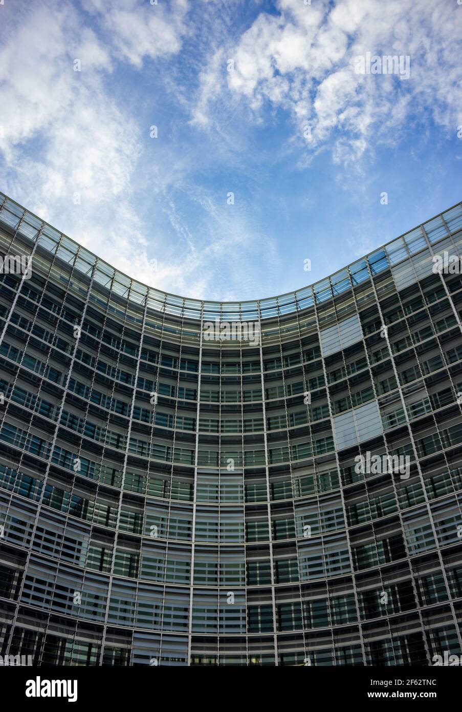 A picture of the Le Berlaymont building (Brussels). Stock Photo