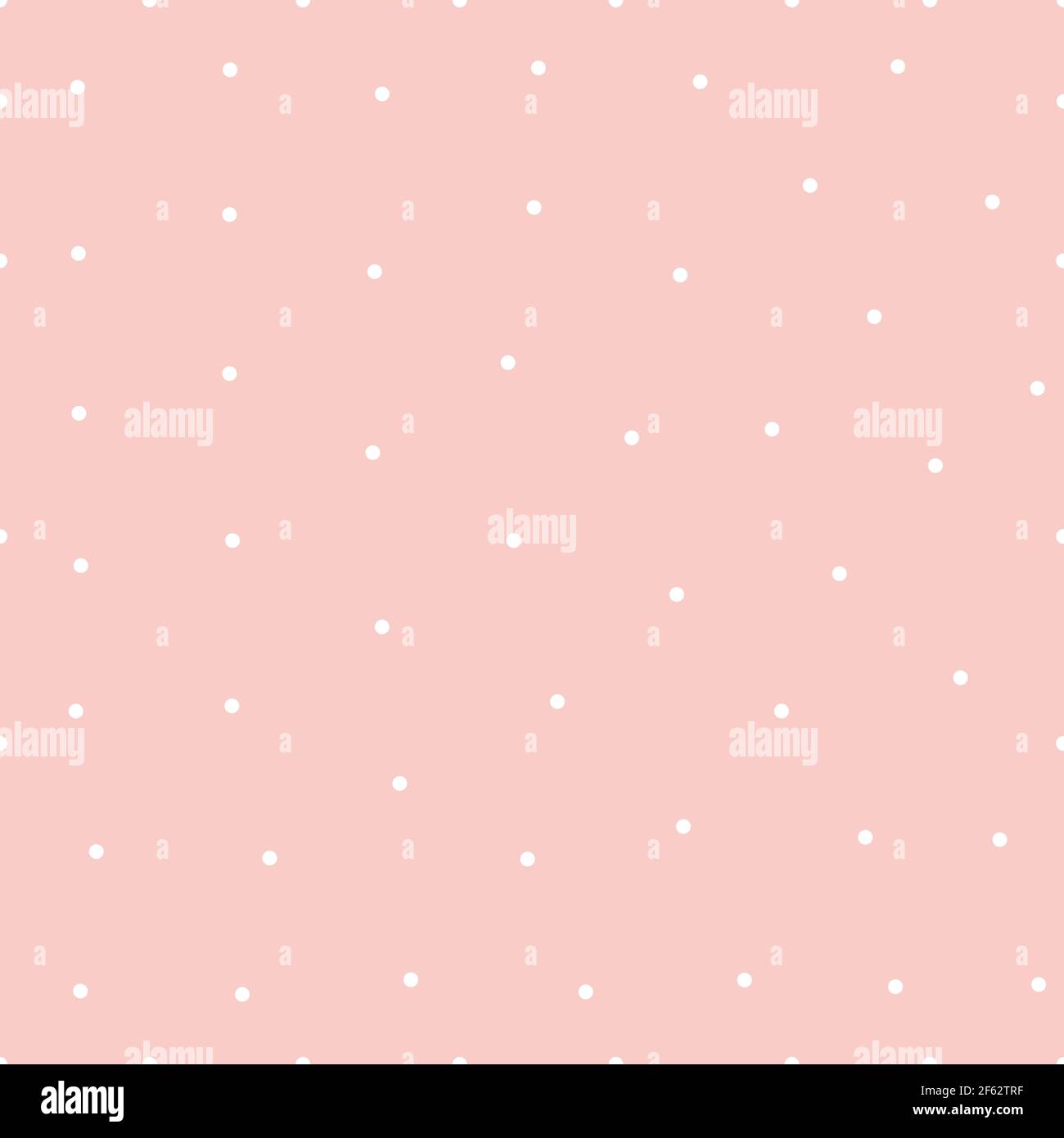 Small white circles on light pink background Stock Vector
