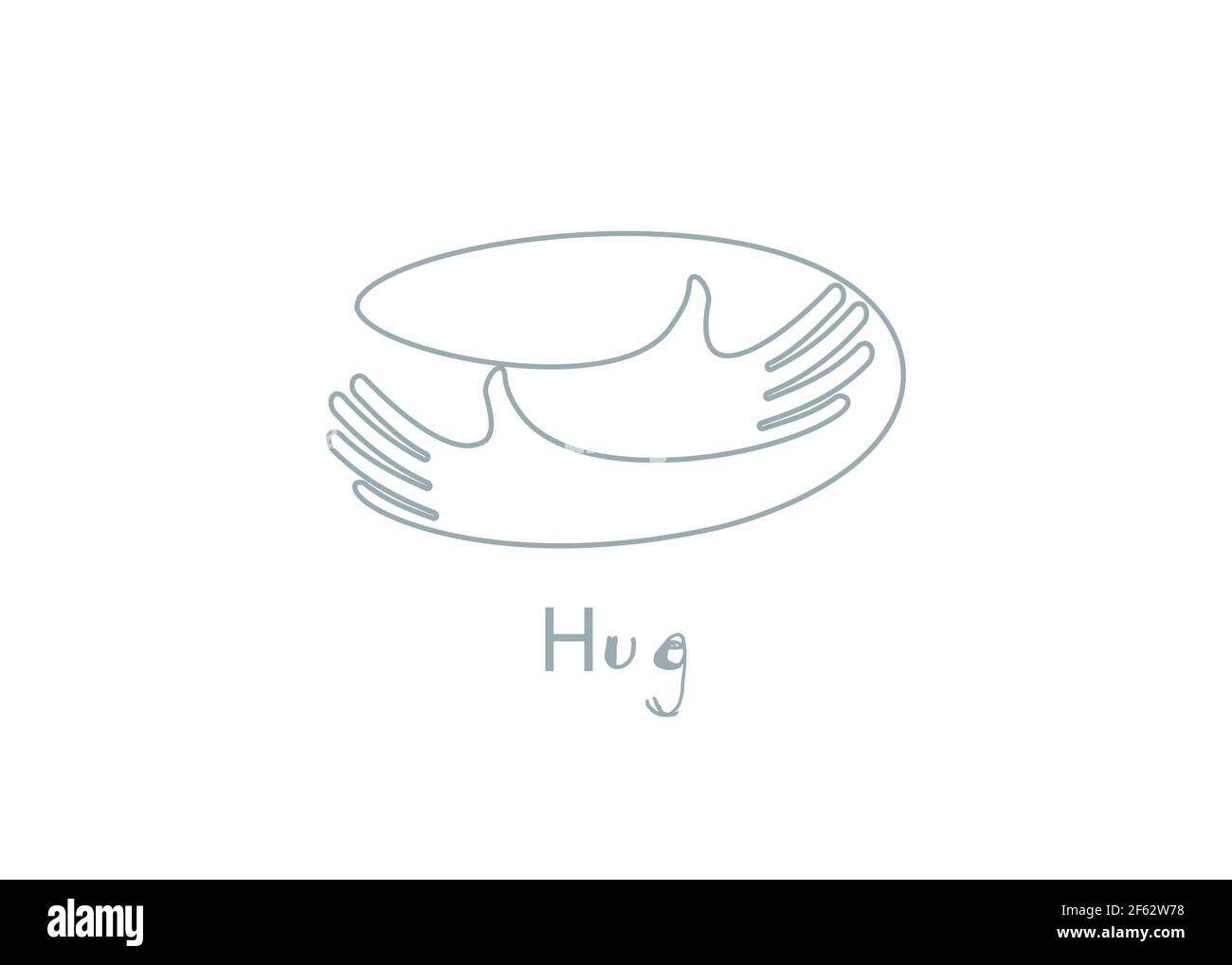 hugging arms clip art