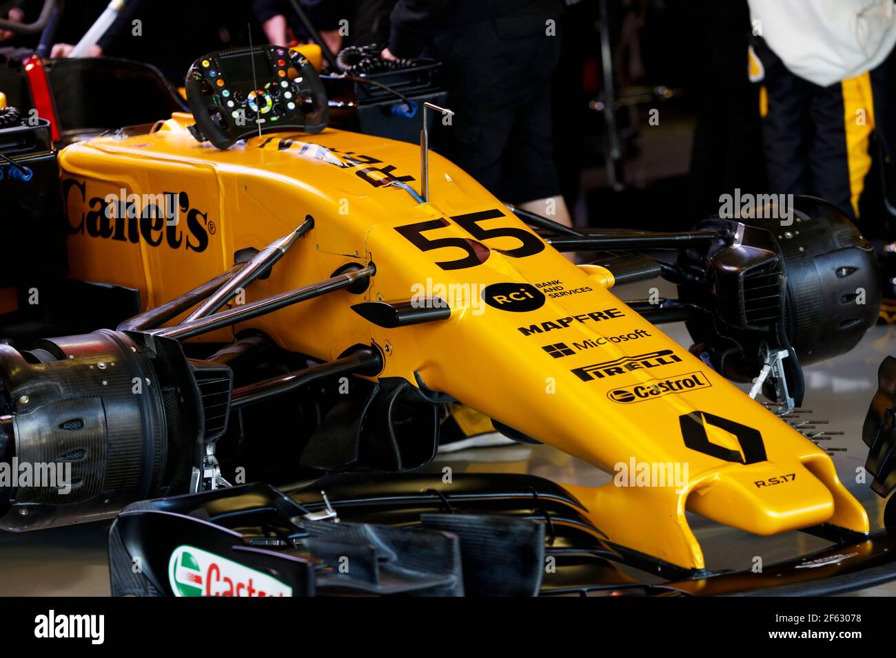 Formule 1 Renault sport RS 17 n°27 GP 2017 Bahrain SPARK 1/18