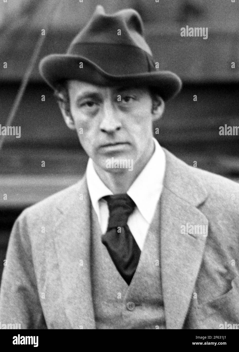 Vintage photo of American actor John Barrymore (1882 – 1942). Photo by Bain News Service circa 1920 – 1925. Stock Photo