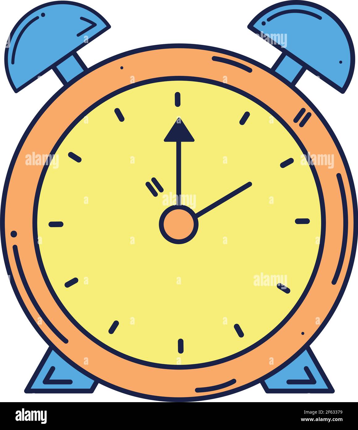 alarm clock isolated Stock Vector Image & Art - Alamy