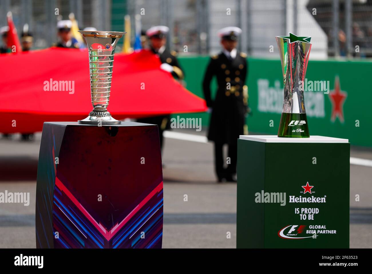 Formula 1 World Championship Trophy High Resolution Stock Photography