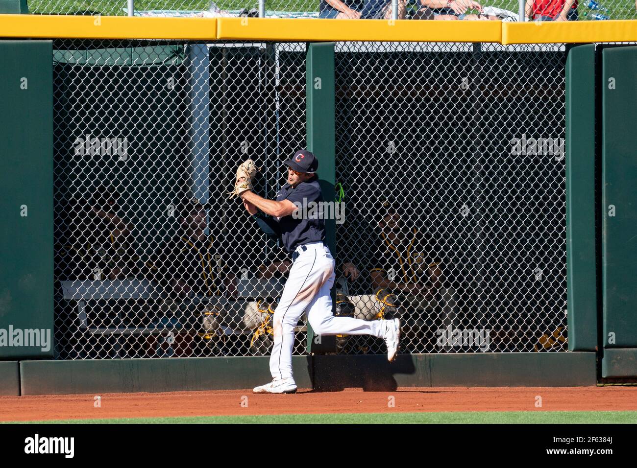 Milwaukee, WI, USA. 9th May, 2018. Cleveland Indians center fielder Tyler  Naquin #30 is congratulated by Cleveland Indians left fielder Michael  Brantley #23 and Cleveland Indians first baseman Yonder Alonso #17 after