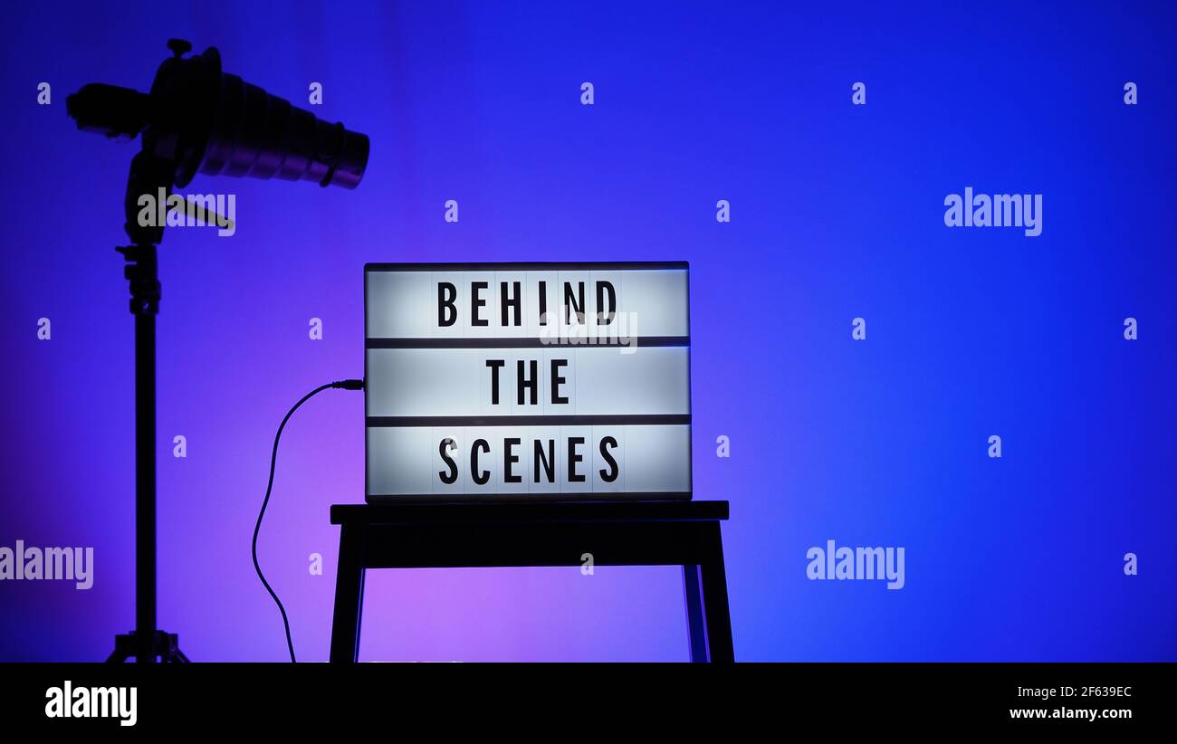 Banner For Behind The Scenes - Film, HD Png Download - kindpng