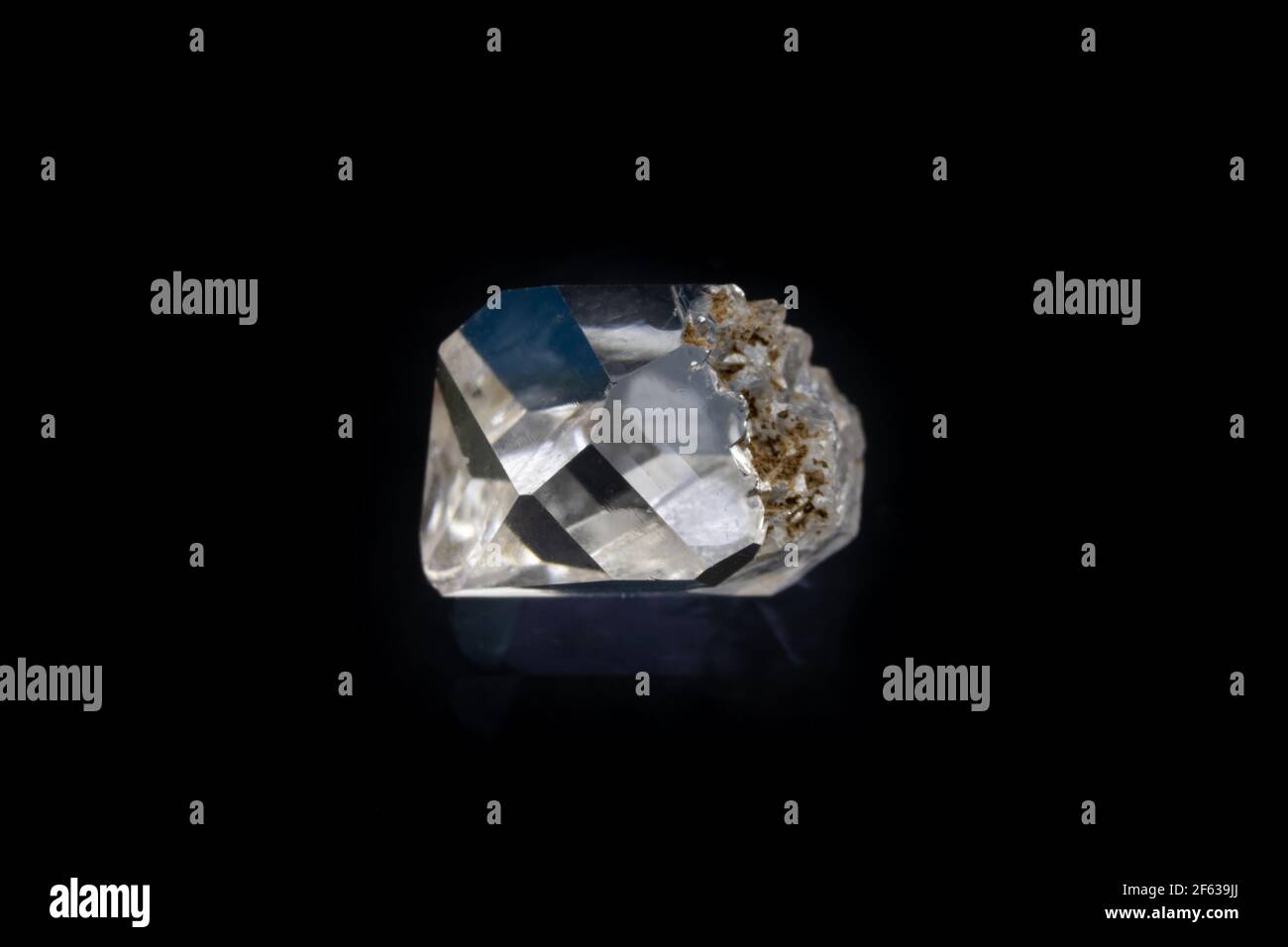 Quartz crystal from Payson, Arizona ("Payson Diamond"). Uncut, natural