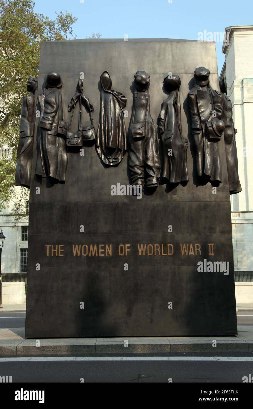 Women of ww2 memorial whitehall hi-res stock photography and images - Alamy