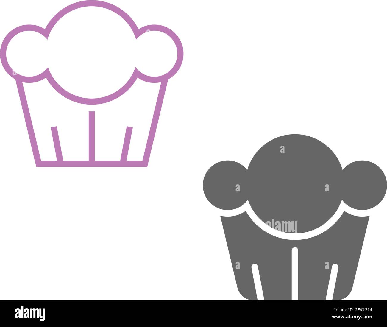 Wedding cake logo, Cake icon design vector illustration template Stock Vector