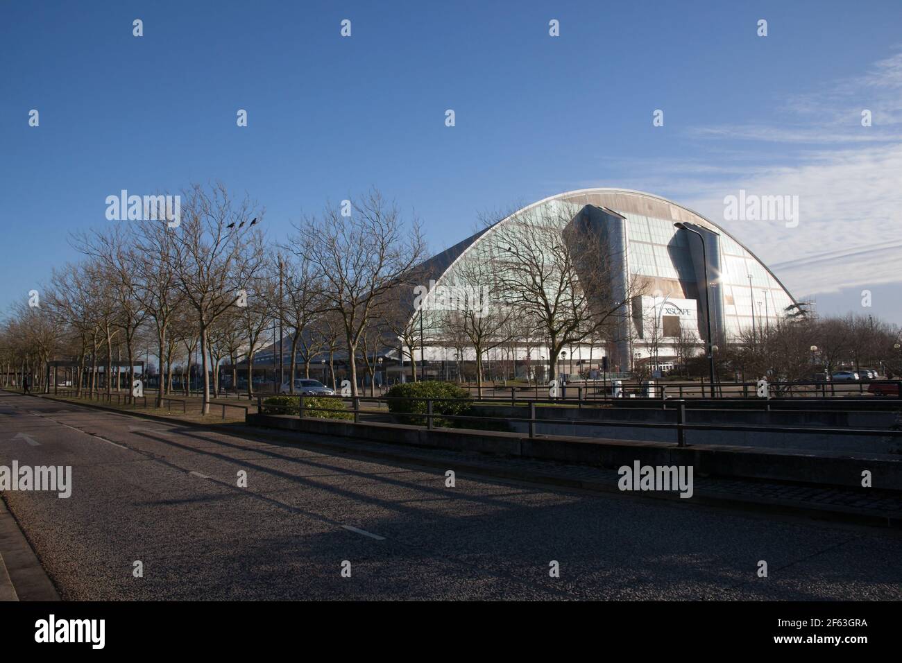 The Xscape building in Milton Keynes, Buckinghamshire in the UK Stock