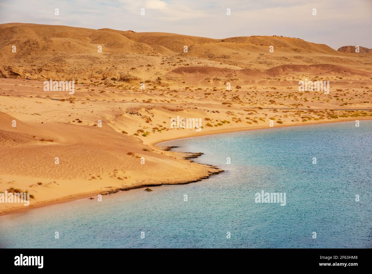 Desert landscape of national park Ras Mohammed, Sinai, Egypt Stock ...