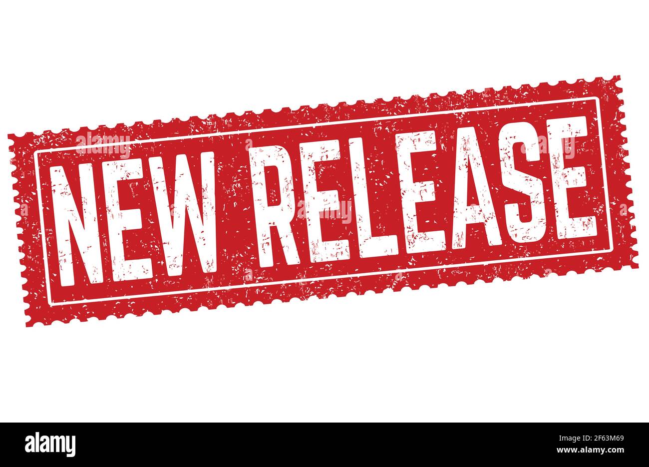 New release text concept Cut Out Stock Images Pictures Alamy