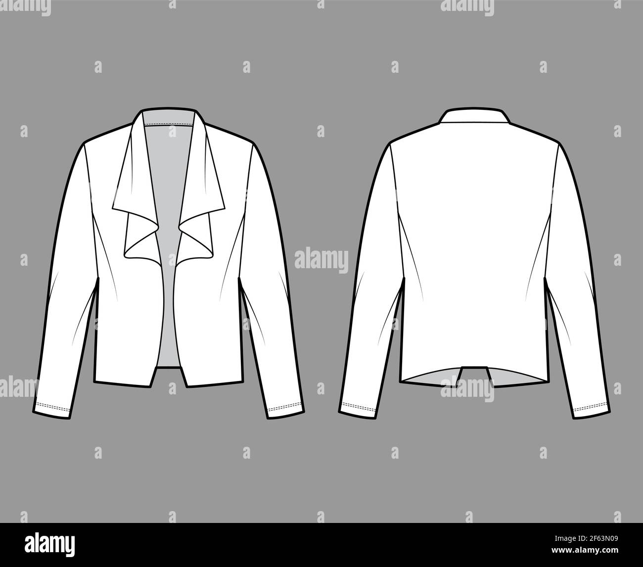 jacket design sketch