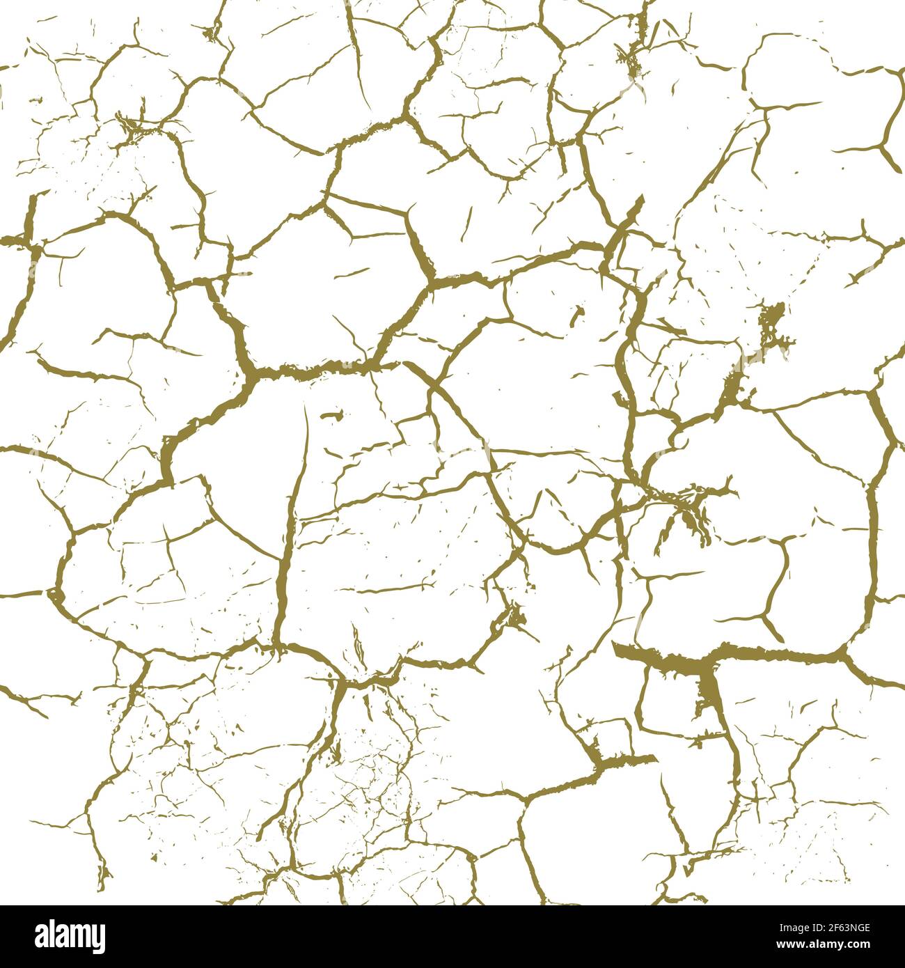 A seamless old background with cracks. Vector illustration Stock Vector
