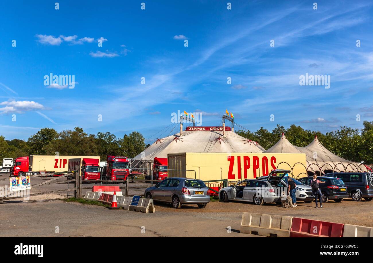 Zippos Circus, Hampstead Heath, London, England, UK. Stock Photo