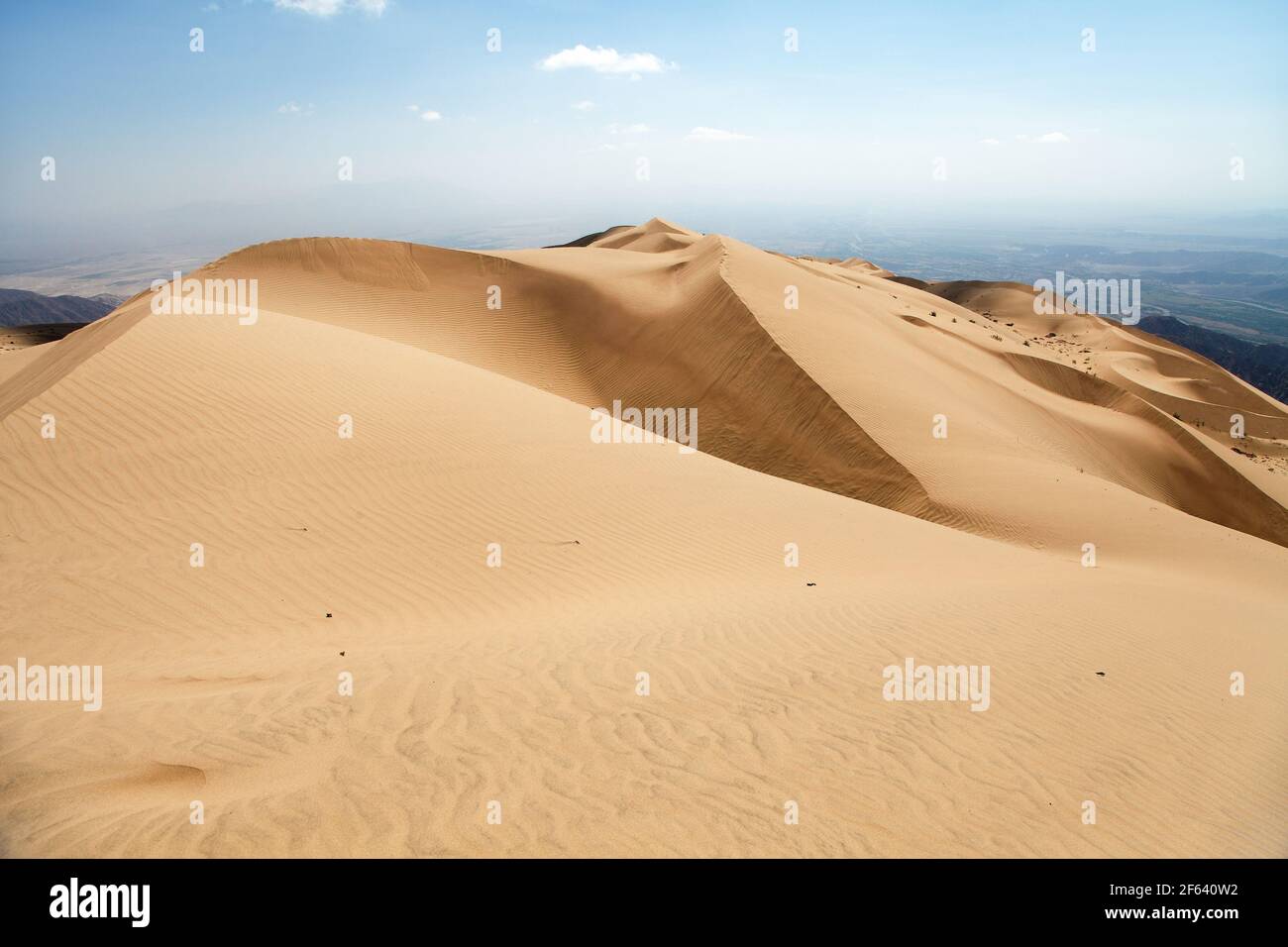 Cerro Blanco sand dune, the highest dunes on the world located near