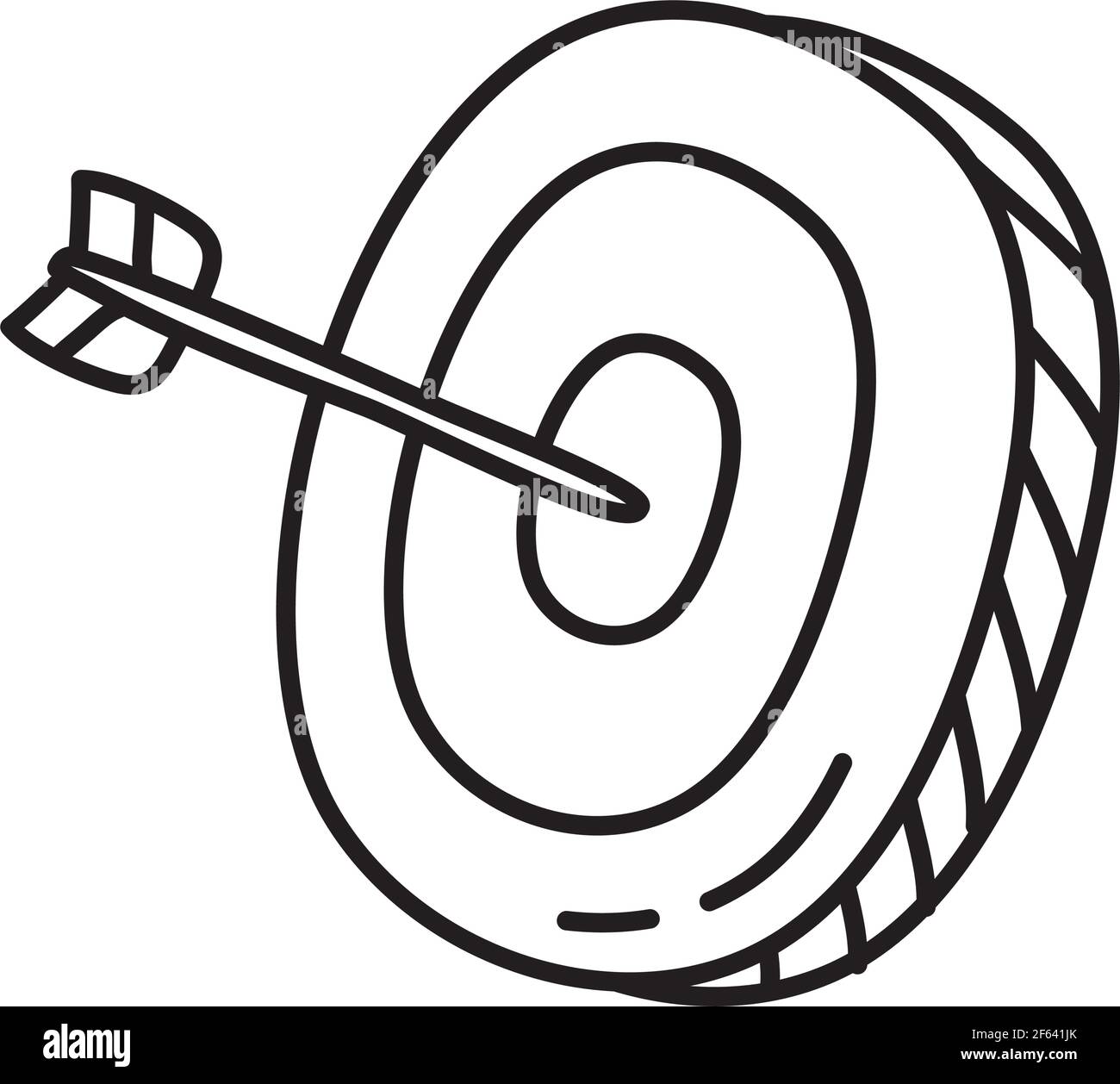 target with a bow design Stock Vector Image &amp; Art - Alamy
