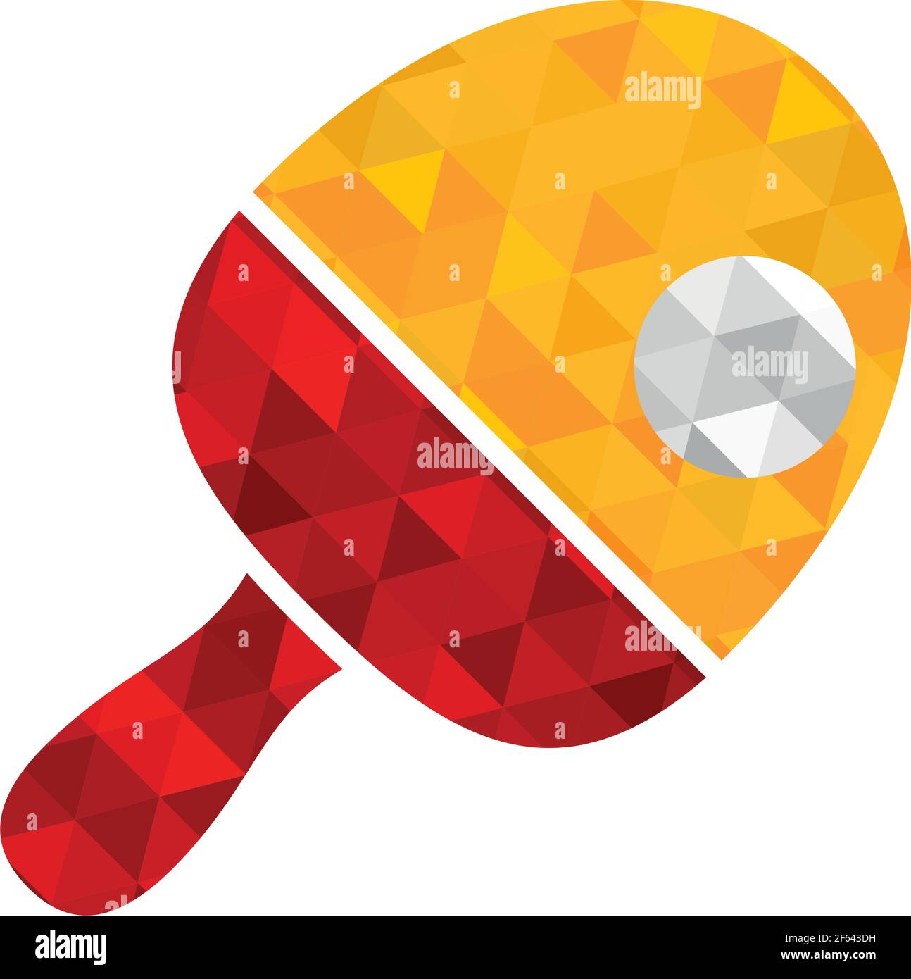 table tennis racket and ball Stock Vector Image & Art Alamy