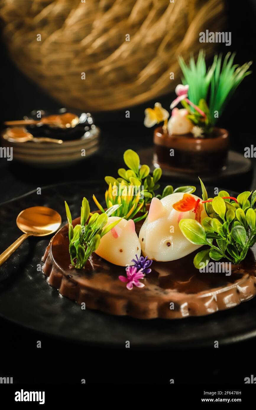 Easter Bunny Jelly Stock Photo Alamy