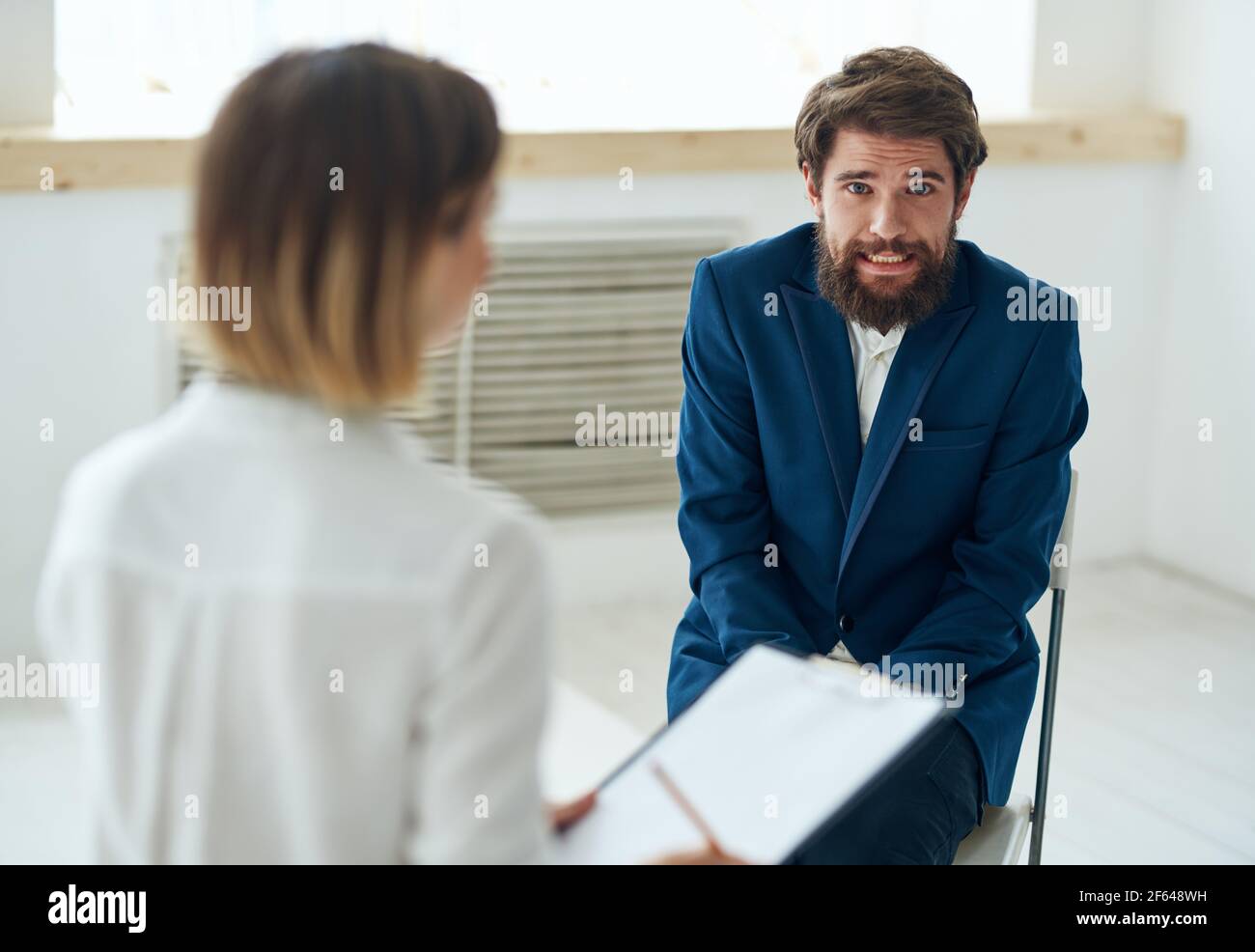 a man at a psychologist's appointment communication problems health