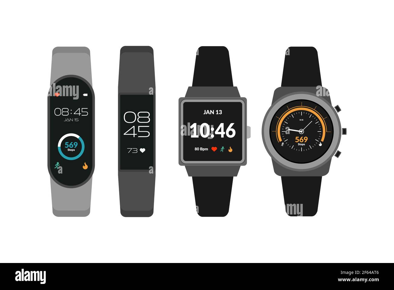 Smartwatch Stock Vector Images Alamy