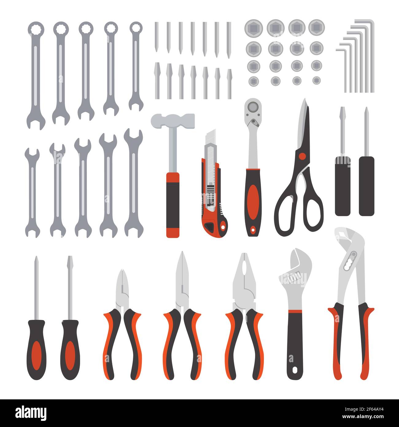 Mechanical tool kit Stock Vector Images - Alamy mechanical-tool-kit-stock-vector-images-alamy