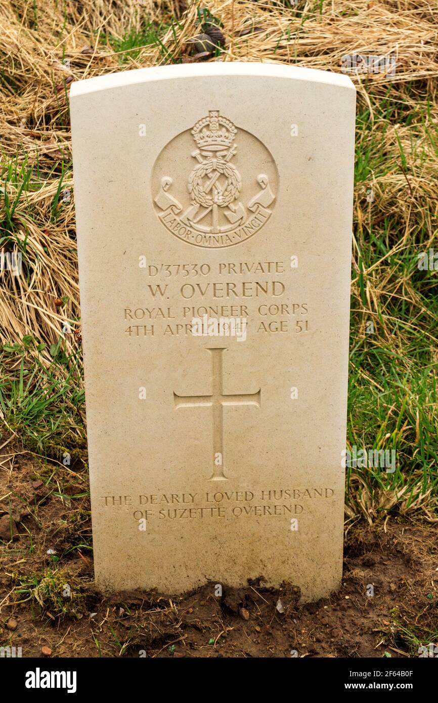 Commonwealth War Grave at New Row Wesleyan Methodist Chapel, Blackburn