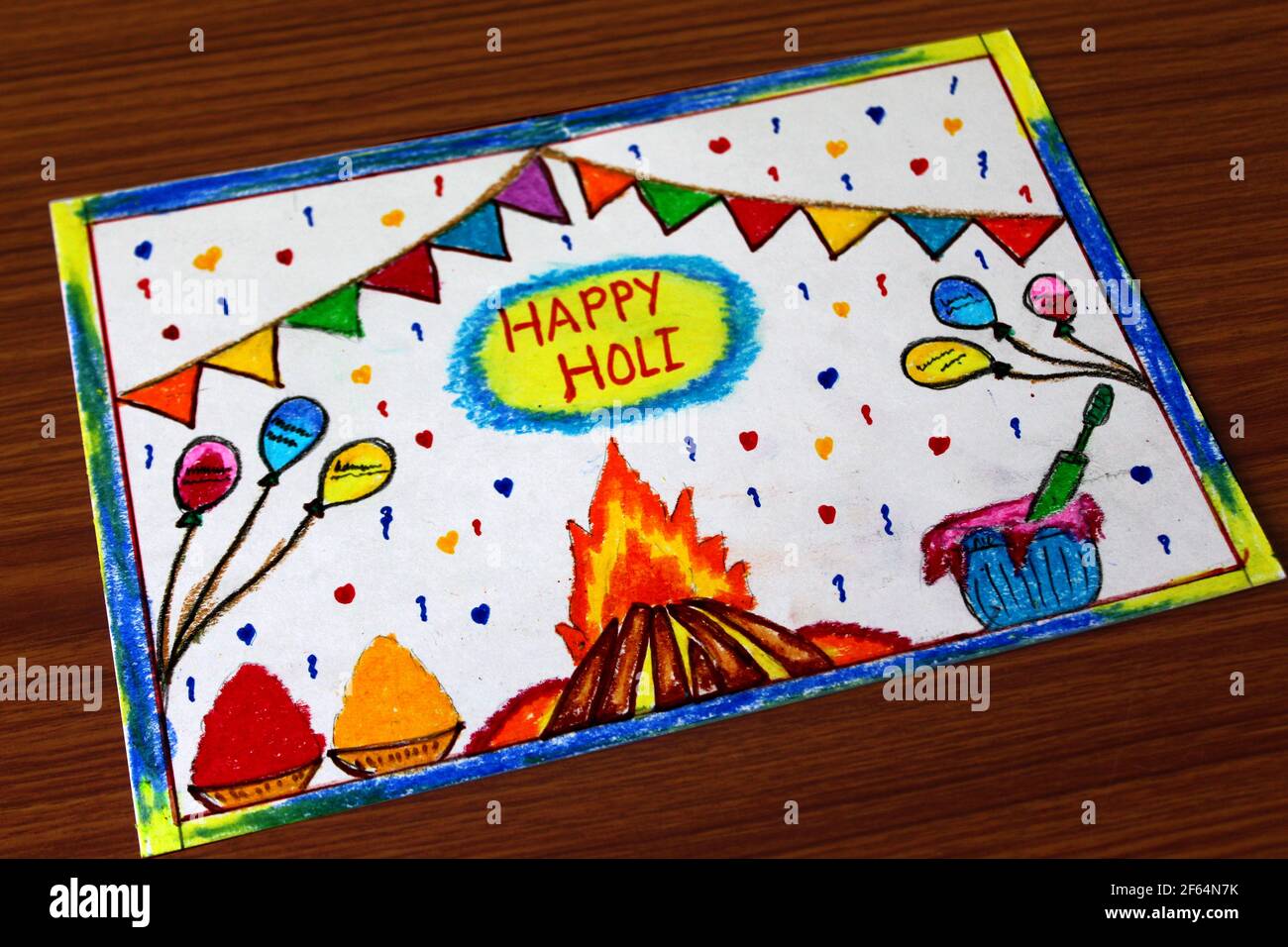 Image of Happy Holi Abstract Painting Art-HS771320-Picxy-saigonsouth.com.vn