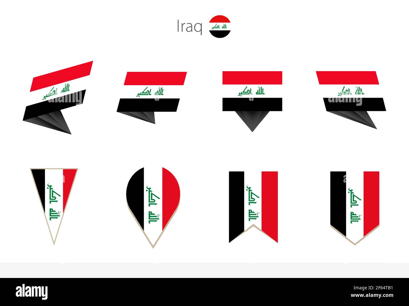 Iraq flag Cut Out Stock Images & Pictures - Alamy