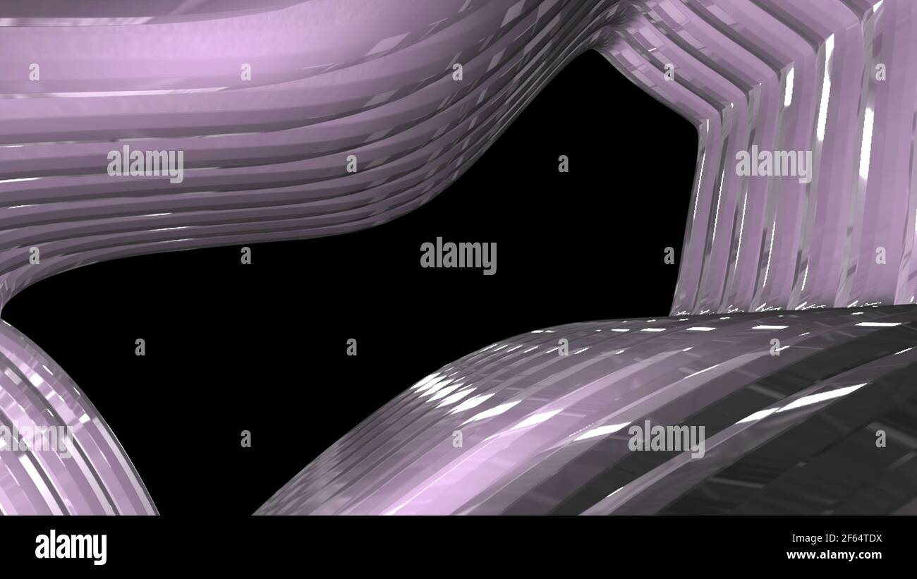 abstract form vortex design on black Stock Photo - Alamy