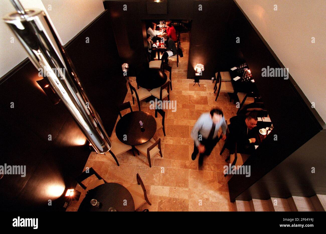The Black Truffle Restaurant in North London January 2000 Stock Photo