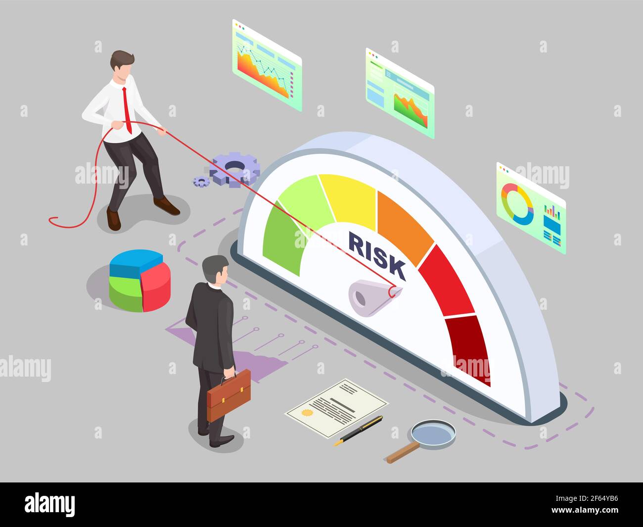 Risk assessment cartoon hi-res stock photography and images - Alamy