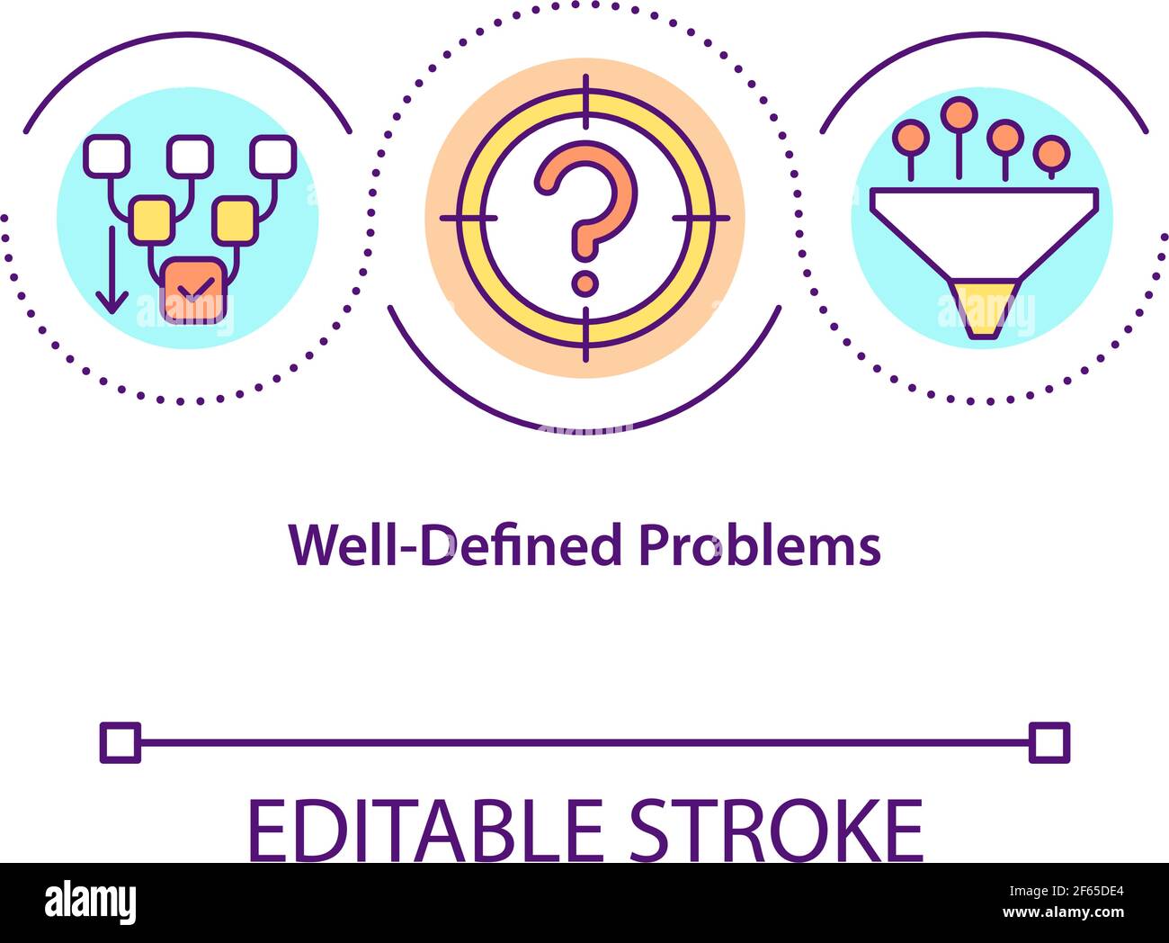 Well-defined problems concept icon Stock Vector Image & Art - Alamy