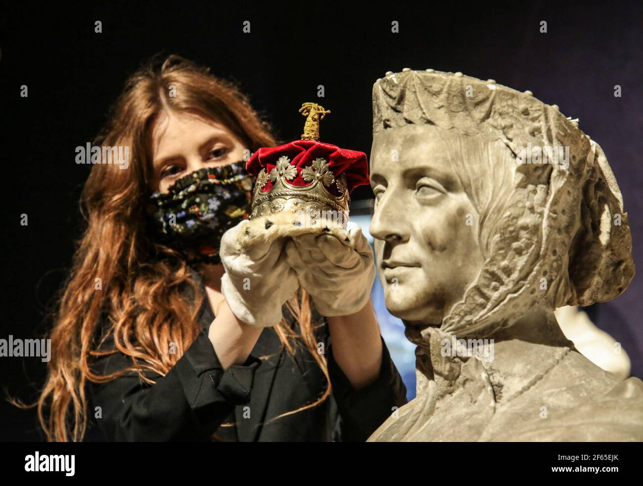 London UK 30 March 2021 An Edwardian Sliver-Gilt Duchess’s Coronet by S