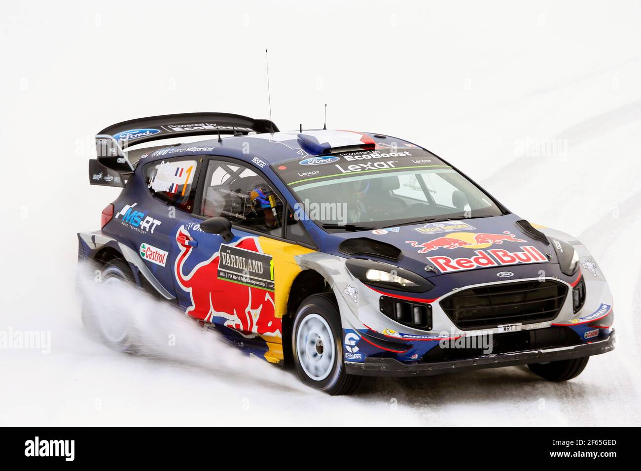 01 M-Sport World Rally Team, Ogier Sebastien, Ingrassia Julien, Ford Fiesta  WRC in action during the 2017 WRC World Rally Car Championship, Sweden rally  from February 9 to 12, at Hagfors -