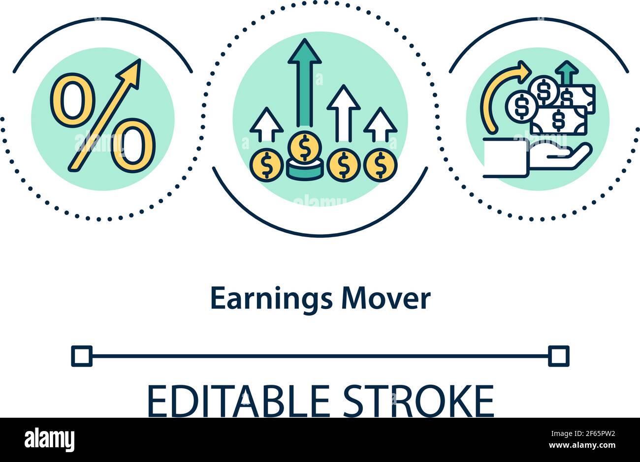 Earnings mover concept icon Stock Vector Image & Art Alamy