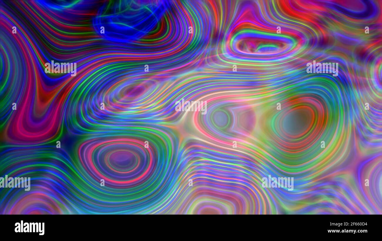 Abstract textured multicolored with bubbles. Design, art Stock Photo