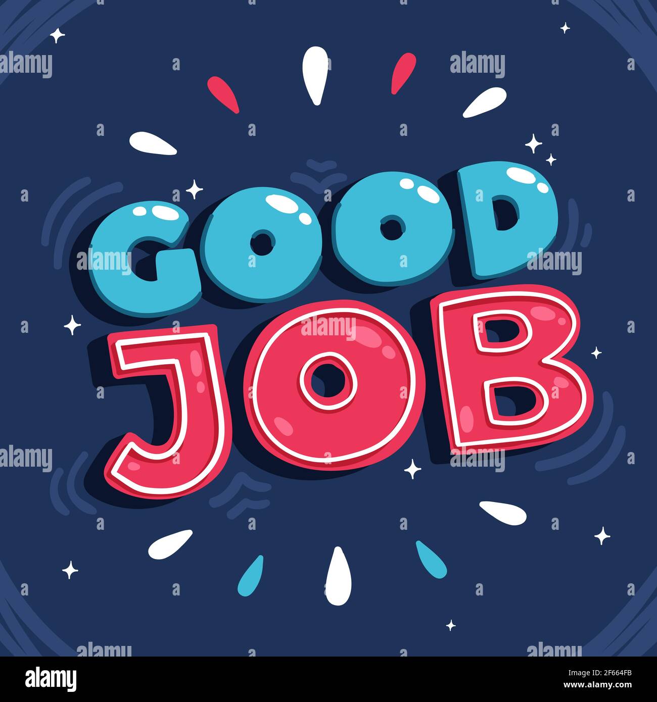 Well done card Stock Vector Images - Alamy