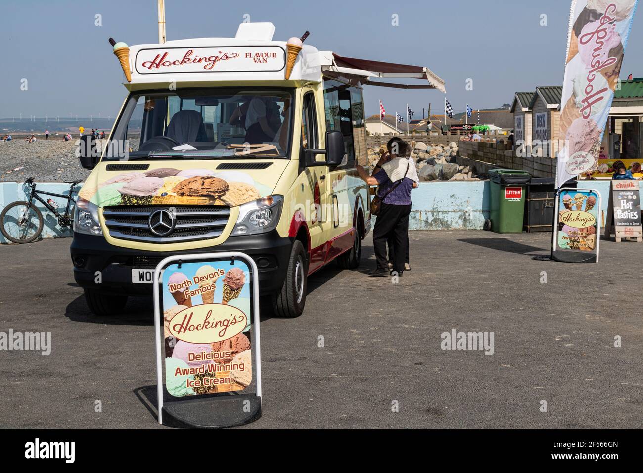Customers Buying Ice Cream From One of the Famous Hocking’s Ice Cream