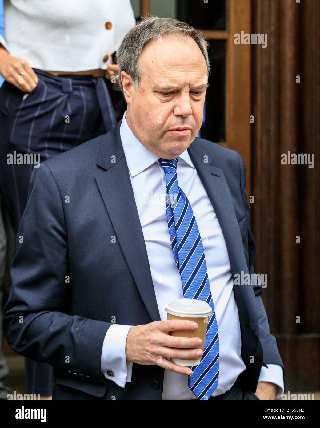 Nigel Dodds, Northern Ireland politician, Leader of the DUP in the House of Commons, in Westminster, London, England Stock Photo