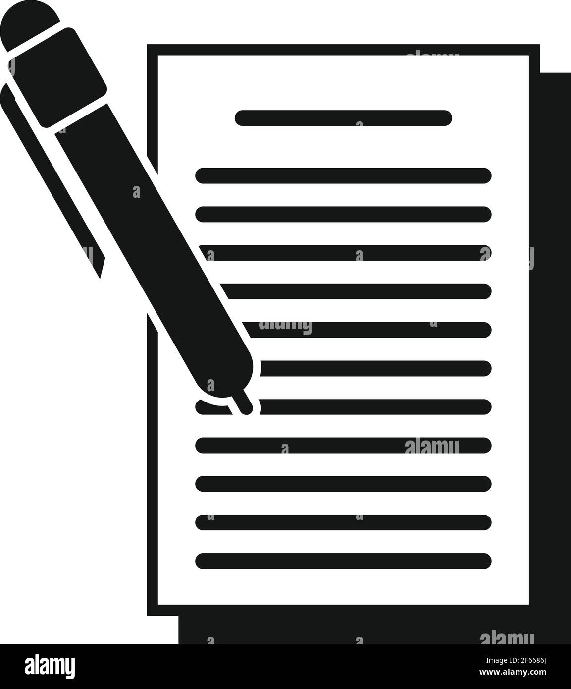Broker money contract icon, simple style Stock Vector Image & Art - Alamy